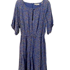 Madewell blue print dress